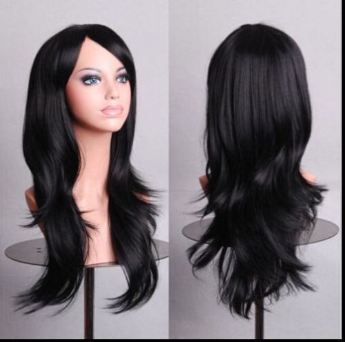 Rolling fashion hairstyle wig Full wave -shaped wig synthetic hair