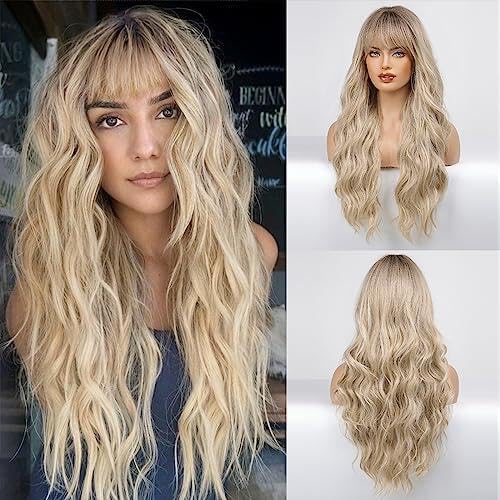 Long Wavy Wig Curly Wavy Synthetic Wig