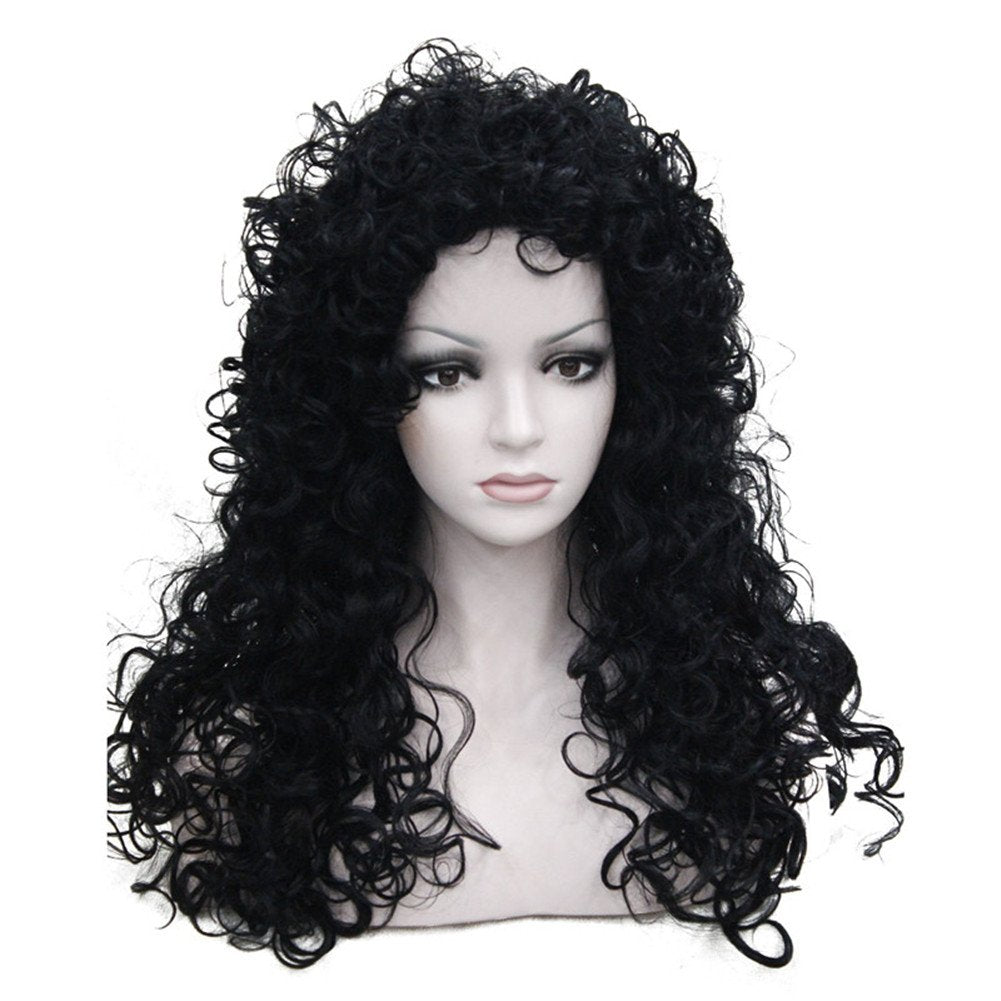Synthetic Heat Resistant Hair Long Curly Wigs Cosplay Women Wig