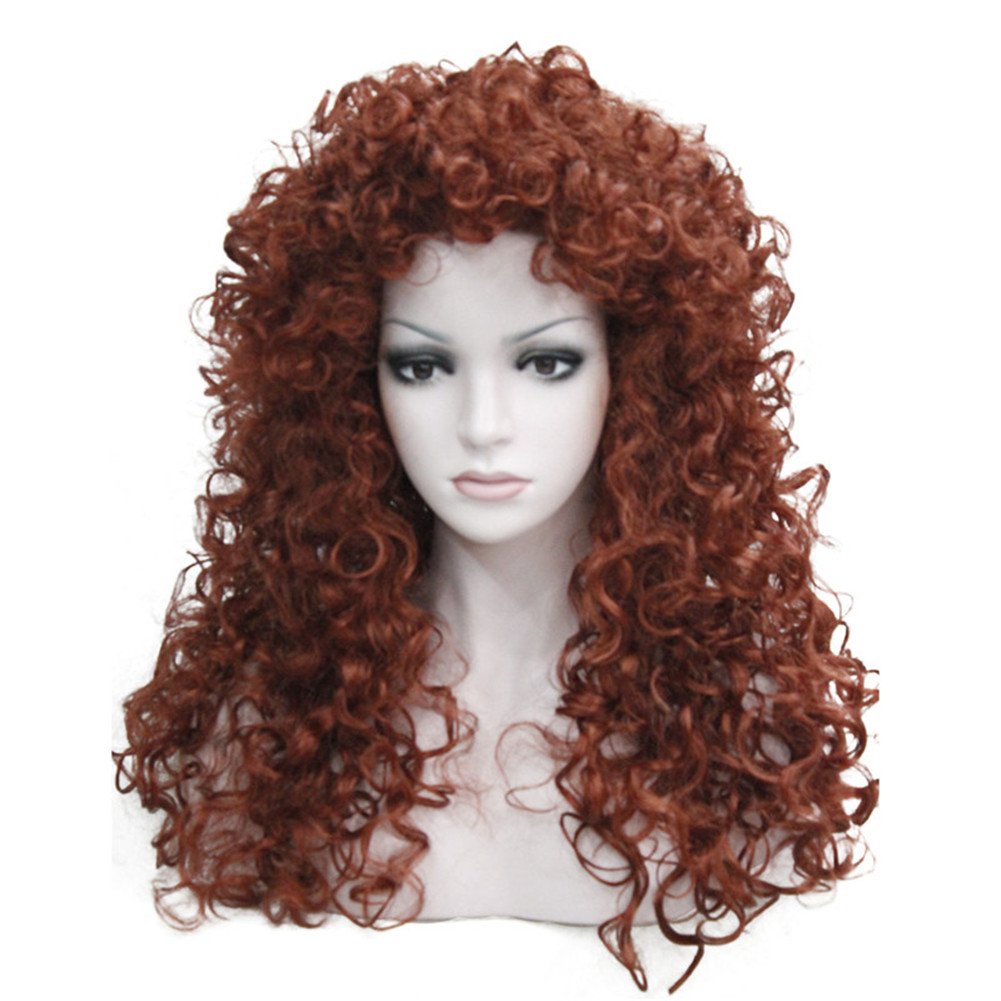 Synthetic Heat Resistant Hair Long Curly Wigs Cosplay Women Wig
