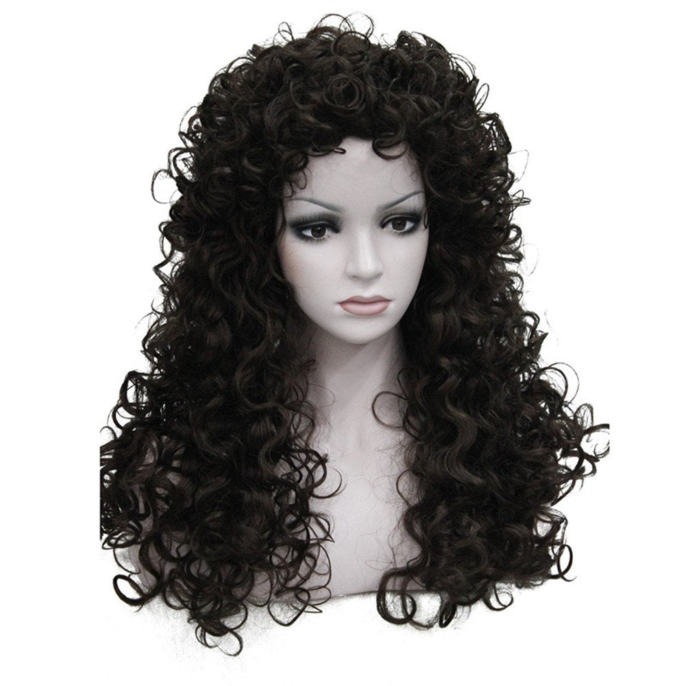 Synthetic Heat Resistant Hair Long Curly Wigs Cosplay Women Wig