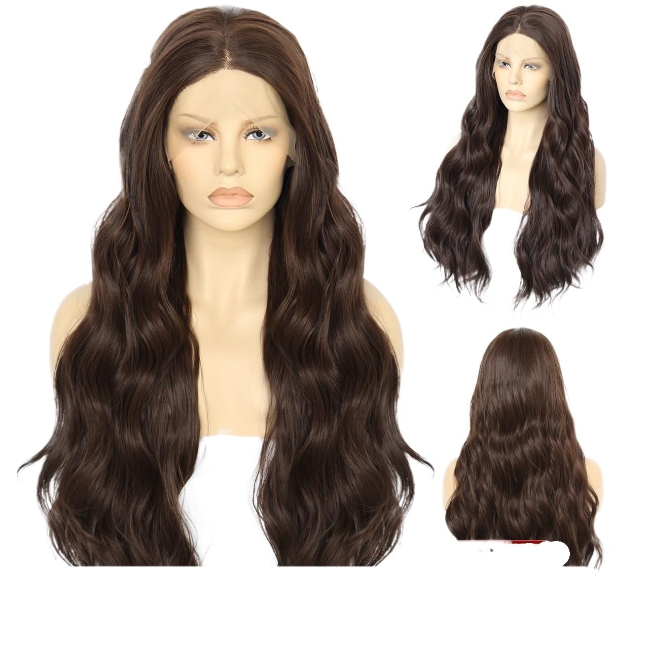 Short straight hair female synthetic wig