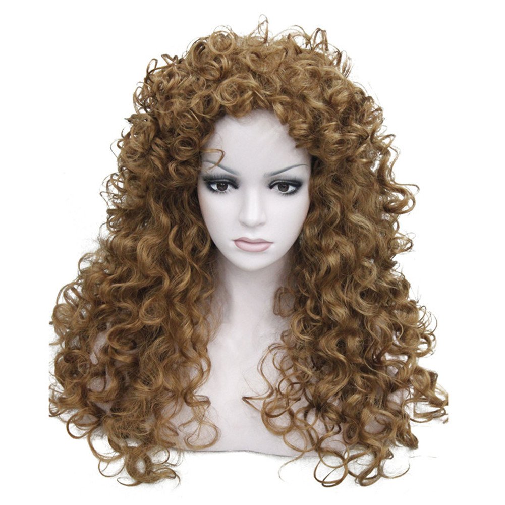 Synthetic Heat Resistant Hair Long Curly Wigs Cosplay Women Wig