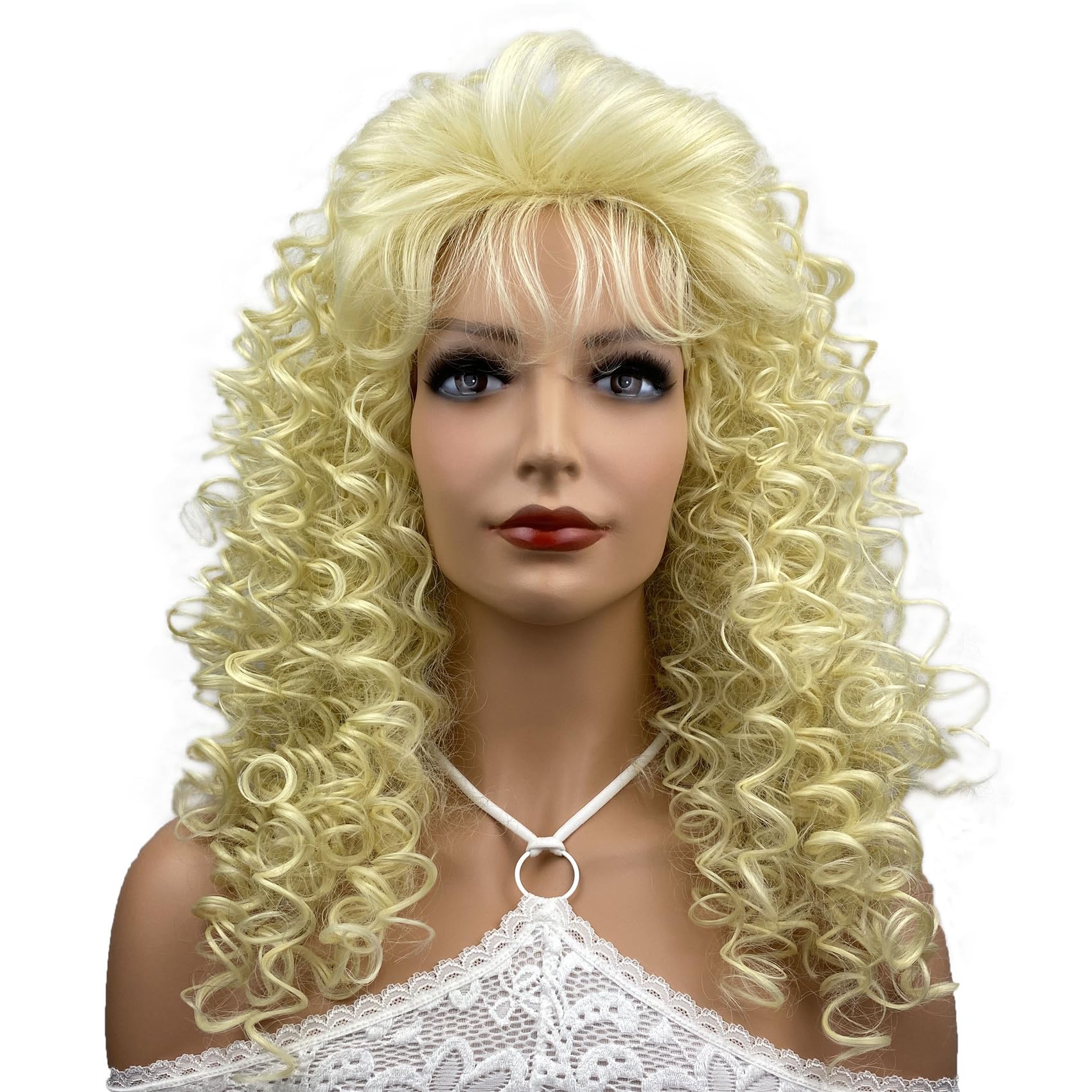 Synthetic Heat Resistant Hair Long Curly Wigs Cosplay Women Wig