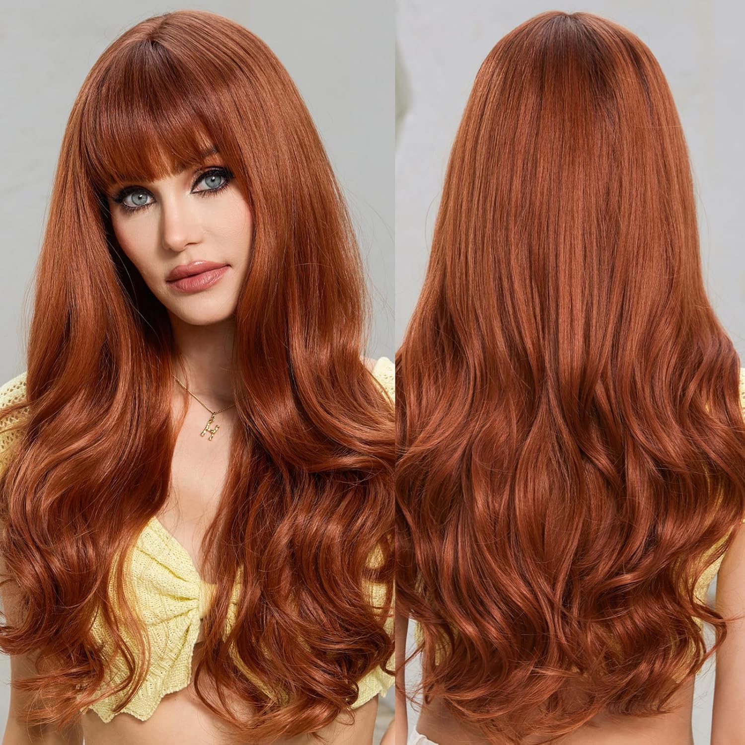 Long Wavy Wig Curly Wavy Synthetic Wig
