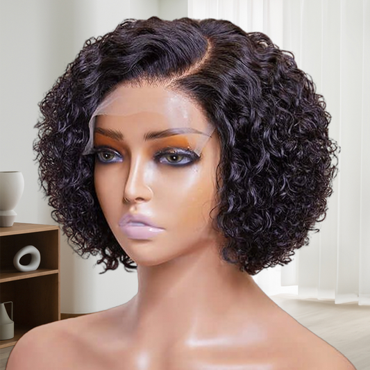 Trendy Short Cut Curly 4X4 Lace Wig