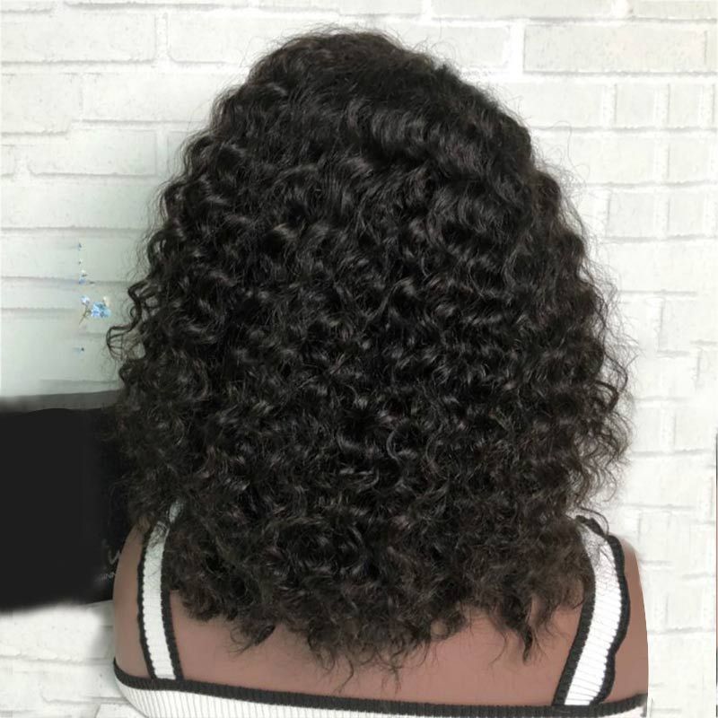 Curly Side Part Wig Lace Front Wig