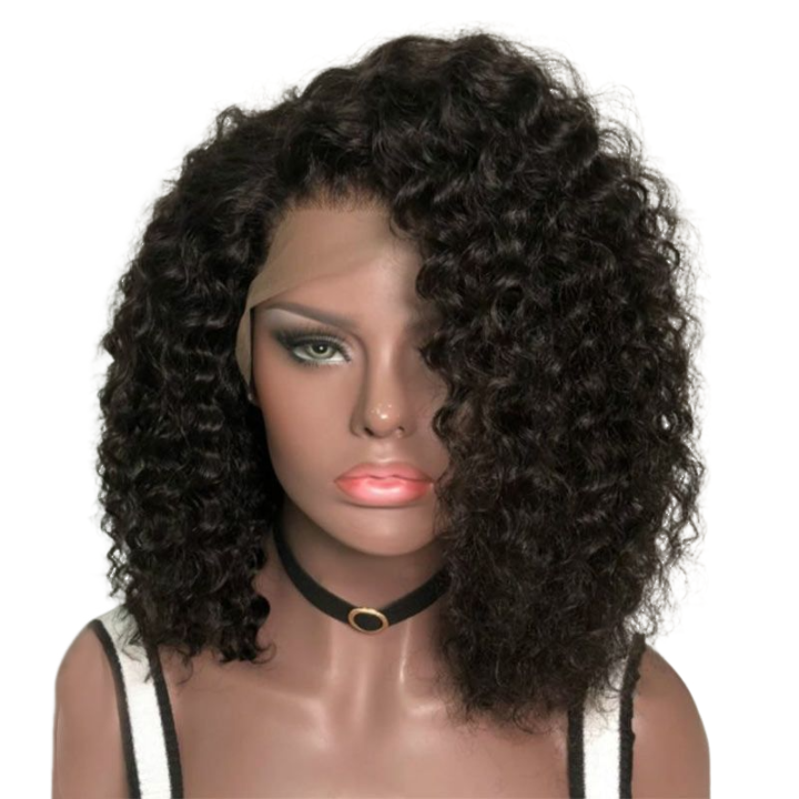 Curly Side Part Wig Lace Front Wig