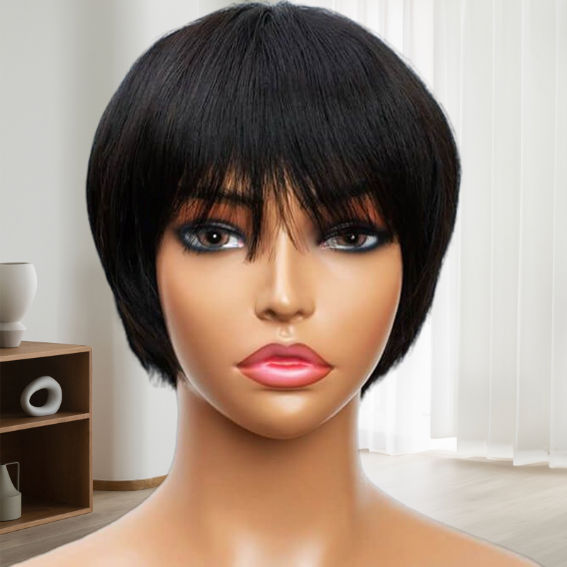 Natural Color Pixie Cut Short BOB Wig