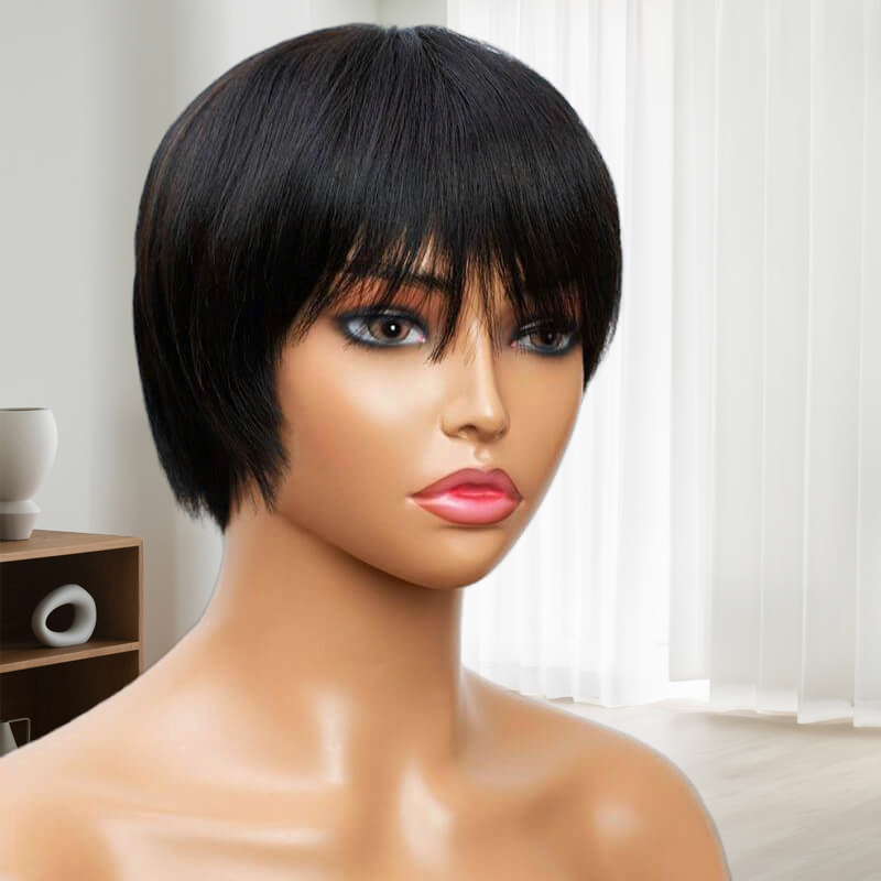 Natural Color Pixie Cut Short BOB Wig