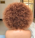 Women's curly hair wigs in the 70s synthetic hair