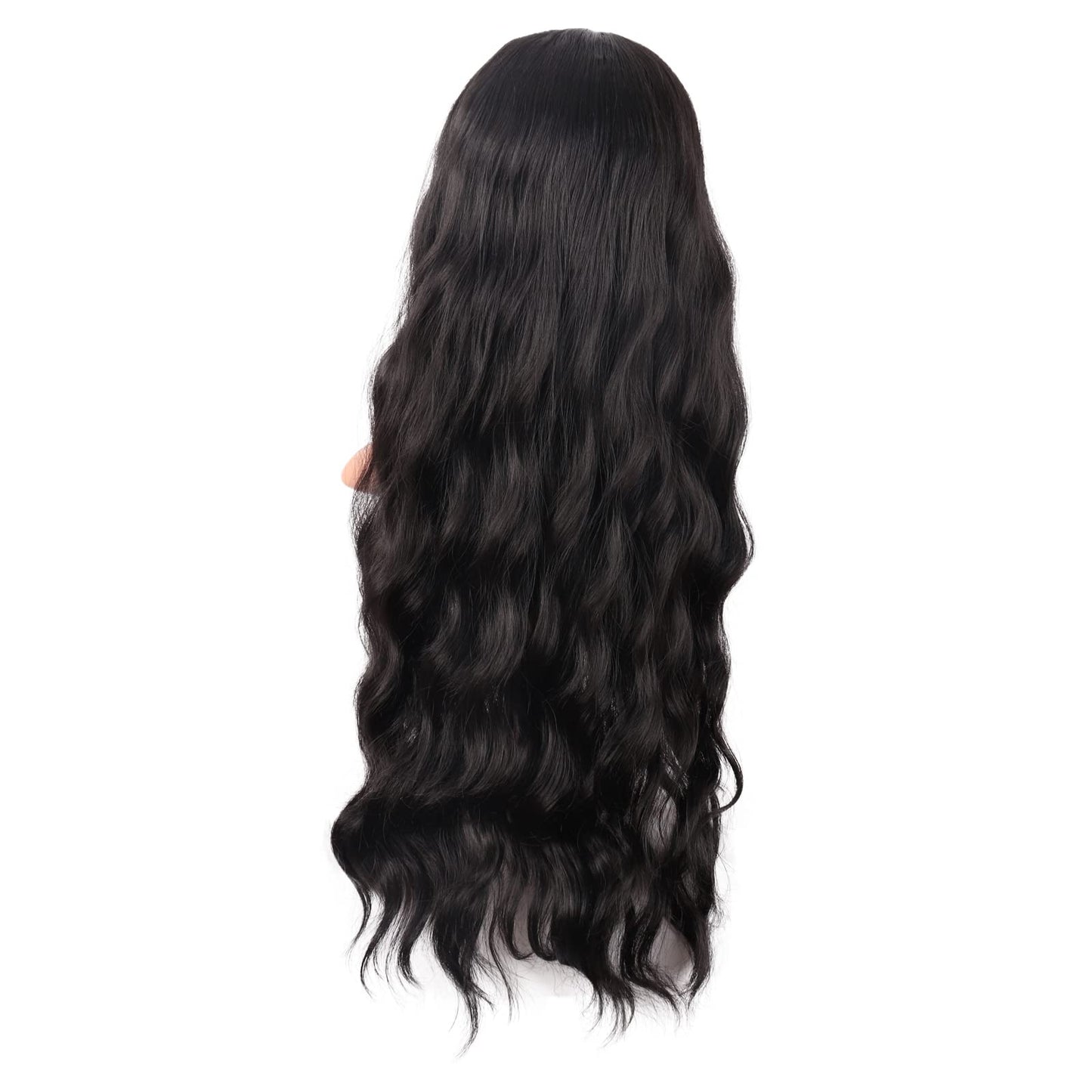 28 Inch/70 cm Long Wavy Middle Part with No Bangs Synthetic Fiber Curly Fashion Women Party Cosplay Wig