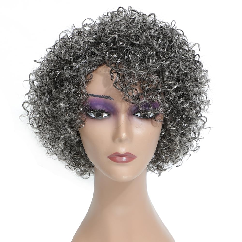 Wigs for Black Women 8 Inch Short Curly Wigs Brazilian Human Hair Curly Wigs Kinky Curly Wigs