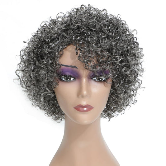 Wigs for Black Women 8 Inch Short Curly Wigs Brazilian Human Hair Curly Wigs Kinky Curly Wigs