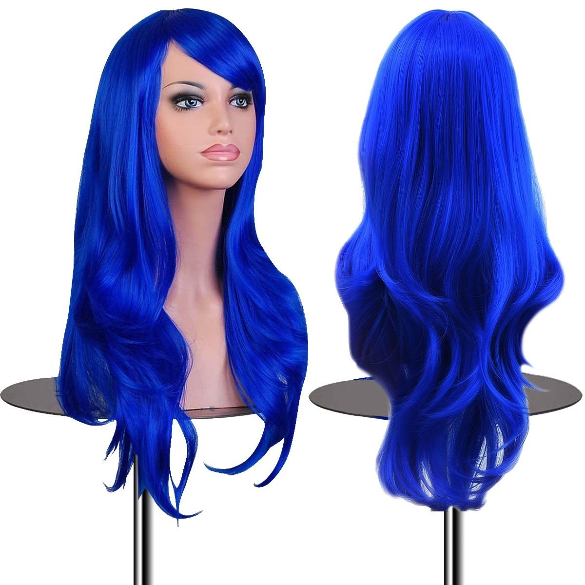 Wigs 28 inch Wavy Curly Cosplay Wig With Wig Cap and Comb