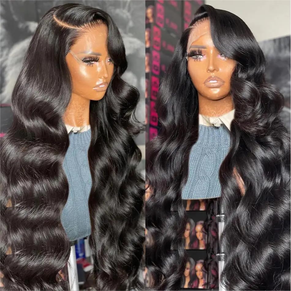 13x4 Body Wave Lace Front Wigs Human Hair Pre Plucked with Baby Hair