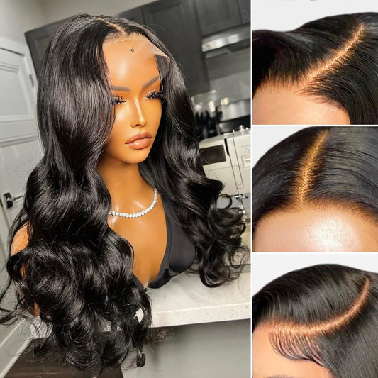 Body Wave Lace Front Wigs Human Hair Pre Plucked Glueless Human Hair Wigs