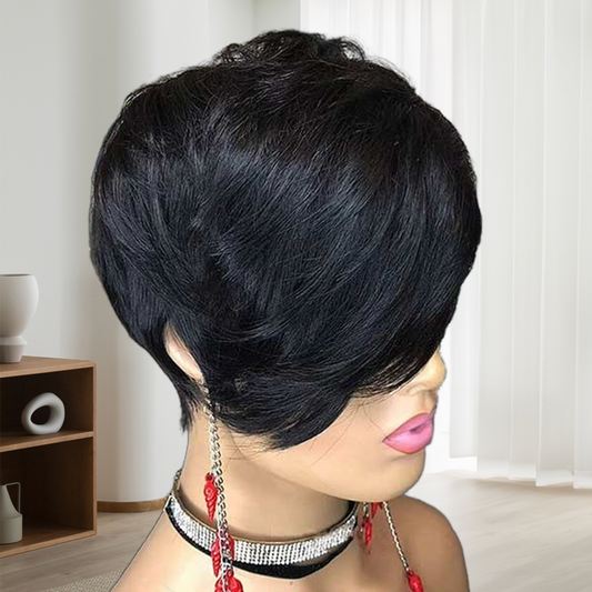 Side Part Pixie Cut Bob Wig Lace Front Wigs