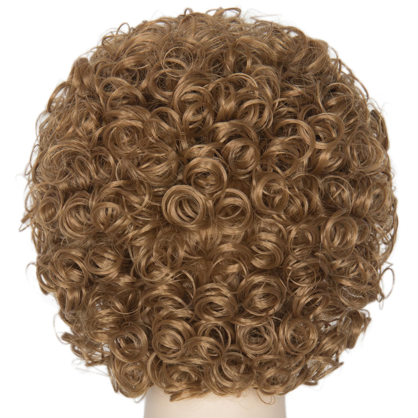 Hair Women Short Curly Wig Strawberry Blonde Brown Cosplay Party Wig