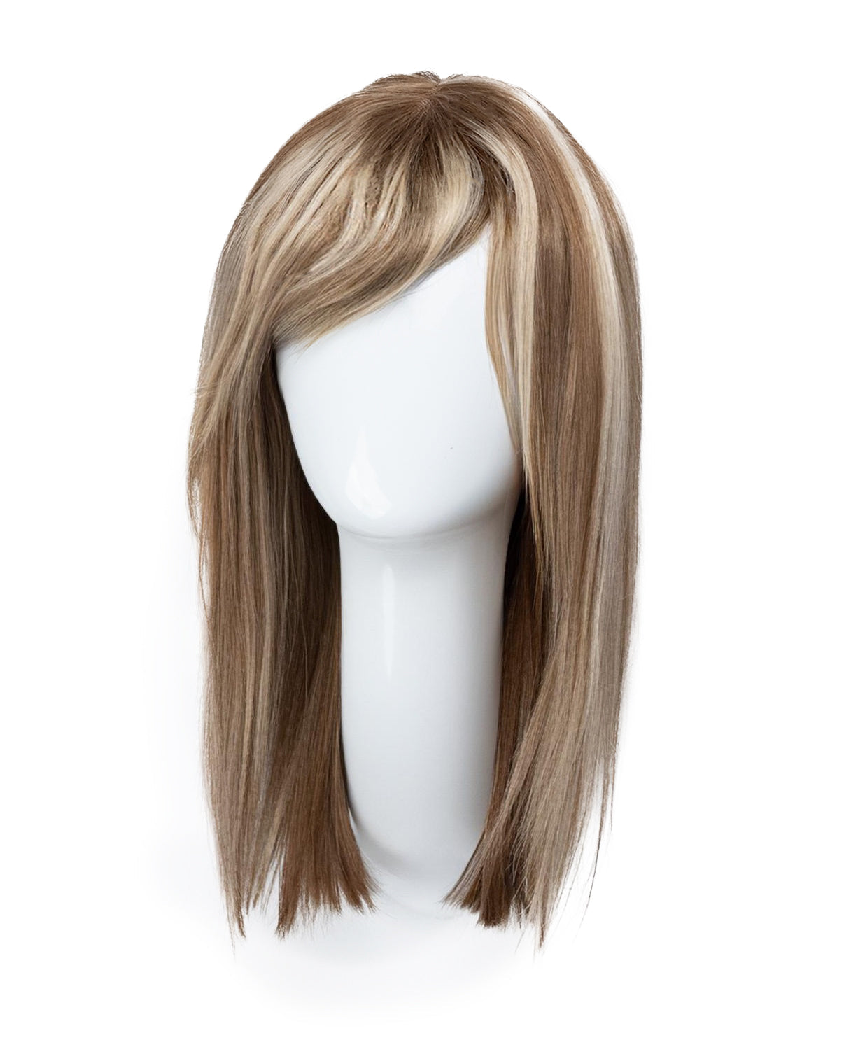 Long Bob Human Wigs Lace Front Cap 16 Inches