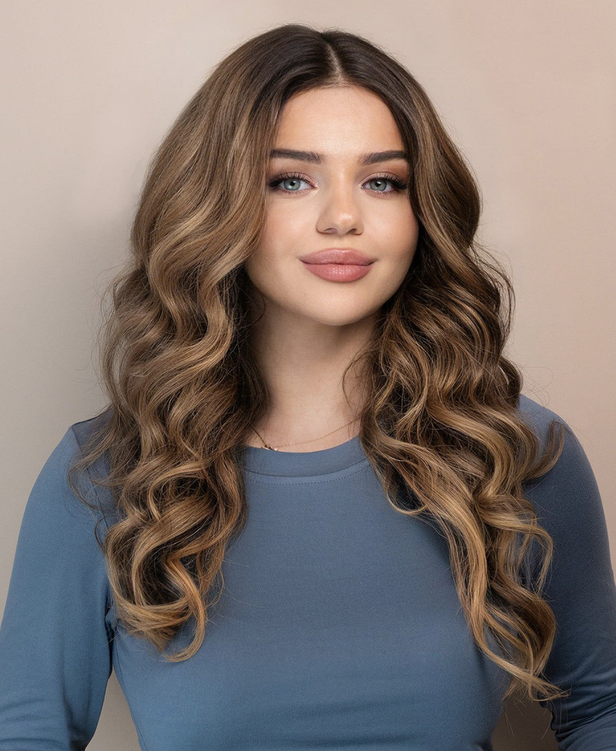 Wavy Long Lace Front Human Wigs 20 Inches