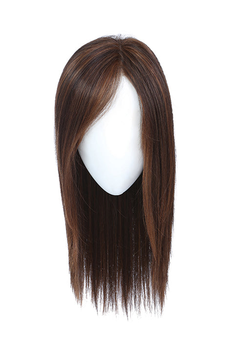 Long Straight Human Hair Wigs Lace Front Cap Women Wigs 18 Inches