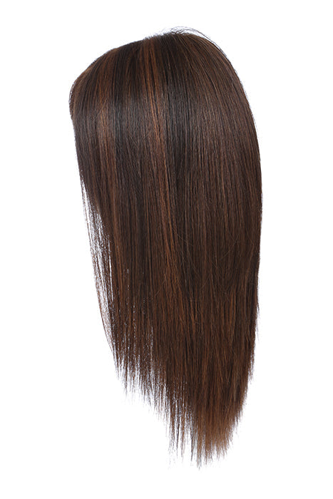 Long Straight Human Hair Wigs Lace Front Cap Women Wigs 18 Inches