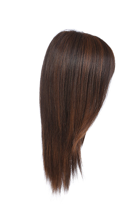 Long Straight Human Hair Wigs Lace Front Cap Women Wigs 18 Inches