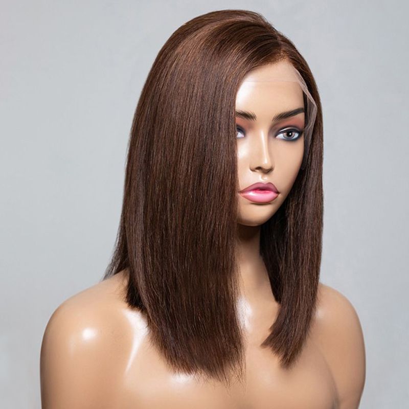 Straight 13X4 Lace Front Wig Human Hair